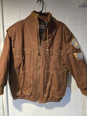 Mulberry Street Womens Bomber Jacket Brown Size M Used Nice Condition